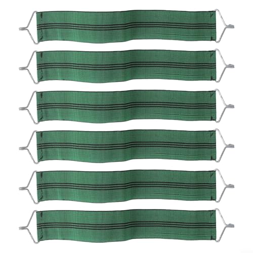 Anspruchsvolles Design 6 Stück Stoff Sicherheitsgurte für Outdoor Lounge Stühle (grün) von Jonikuper