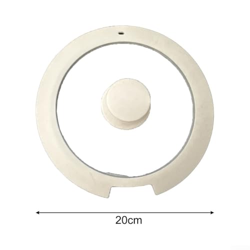 Effizienter Silikon-Topfdeckel mit leichtem Design und leicht zu reinigenden Funktionen für das tägliche Kochen (B 20 cm) von Jonikuper