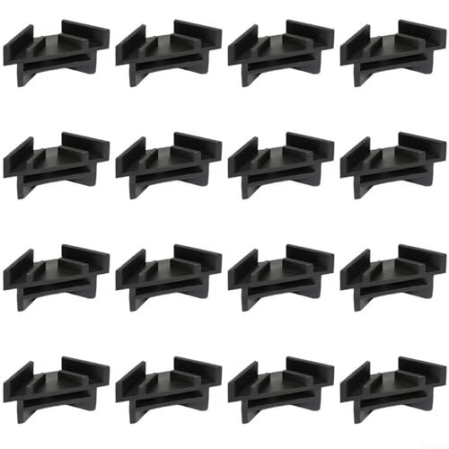 Gefriertrockner Tablett Stapler 16 Stück Lagerregal Halter kompatibel mit für Ernte für richtige Qualität Kunststoff platzsparende Küchenorganisation (schwarz) von Jonikuper
