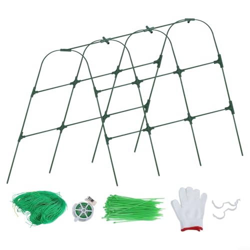 Gurkenspalier mit U-förmigem Design für Hochbeet, Gartenarbeit von Jonikuper