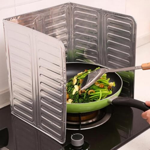 Hält Theken sauber mit diesem verstellbaren Ölspritzschutz zum Kochen Hält Theken sauber mit diesem verstellbaren Ölspritzschutz zum Kochen von Jonikuper
