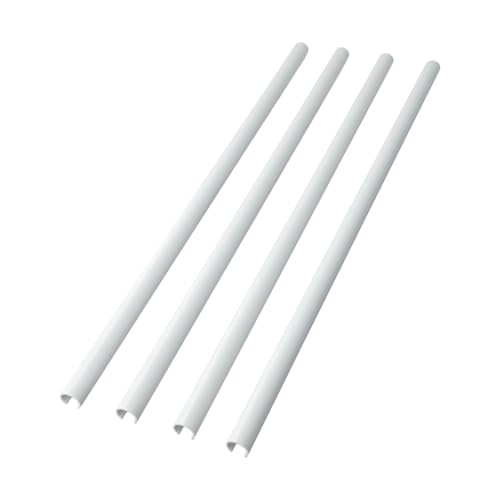 Heizkörper-Rohrabdeckungen, 4 Stück, verstellbar, stilvolles Design, zum Verstecken von Rohren in Ihrer Wohnkultur (Weiß-500 mm) von Jonikuper