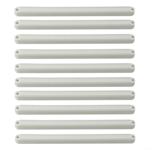 Jonikuper 10 Stück Schubladenschienen, Ersatz-Schubladenschienen aus Kunststoff, Schubladenschienen, Küchenschrank, Schubladenschienen, für Schubladen, Zuhause, Küche, Schlafzimmer (weiß, 235 mm) Jonikuper 10 Stück Schubladenschienen, Ersatz-Schubladenschienen aus Kunststoff, Schubladenschienen, Küchenschrank, Schubladenschienen, für Schubladen, Zuhause, Küche, Schlafzimmer (weiß, 235 mm) von Jonikuper