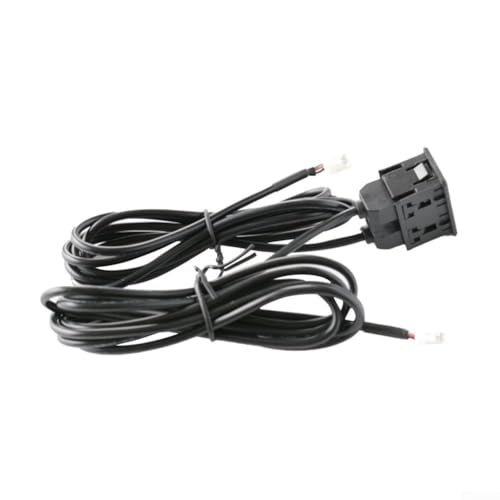 Jonikuper Auto-USB- und Typ-C-Autohalterung, bündiges Verlängerungskabel, Halterung, Panel-Schnittstelle, Adapter, Buchse, 145 cm Draht für Auto-Armaturenbrett-Installation von Jonikuper