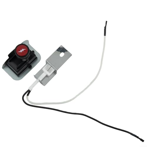 Jonikuper Für Weber Q Series BBQ Zündkit 80475 Ersatzteil Kompatibel mit Q120 Q220 516002 516501 566002 Modellen Silber Hitzebeständiger Zünder von Jonikuper