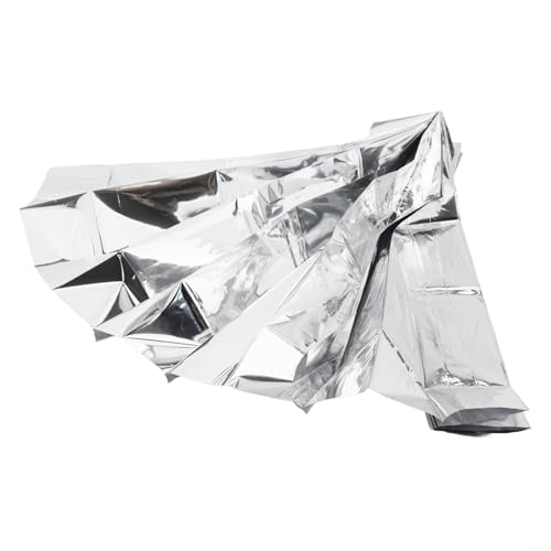 Jonikuper Große hochsilberne reflektierende Mylar-Folie, Pflanzenwachstum, reflektierende Folie, lichtverstärkende Silberabdeckung, Notfalldecke, für Gewächshaus, Zelt, Wachstumsraum, 140 x 210 cm Jonikuper Große hochsilberne reflektierende Mylar-Folie, Pflanzenwachstum, reflektierende Folie, lichtverstärkende Silberabdeckung, Notfalldecke, für Gewächshaus, Zelt, Wachstumsraum, 140 x 210 cm von Jonikuper