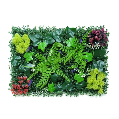 Jonikuper Künstliche grüne Pflanze, Kunstrasen, Garten, Sichtschutz, Frühlingsblatt, Hintergrund für Zuhause, Büro, Hochzeit, Party, synthetischer Kunststoff, 40 x 60 cm (3) von Jonikuper