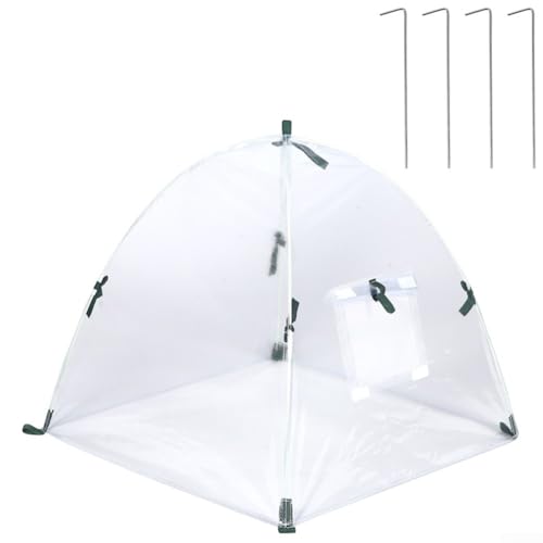 Jonikuper Mini-Gewächshaus, tragbares PVC-Pop-Up-Pflanzzelt, 70 x 70 x 80 cm, Gewächshaus, Gartenpflanzenabdeckung, Innen- und Außenbereich, Gewächshaus (C) von Jonikuper