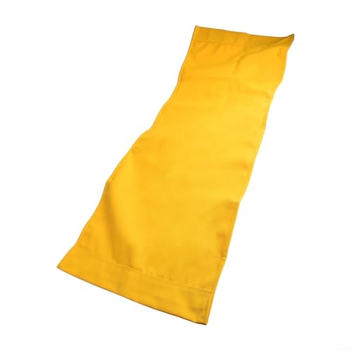 Jonikuper Outdoor Strandkorbabdeckung 120 x 45 cm Ersatz Freizeit Sling Canvas Lounge Stuhl Abdeckung Geeignet für Terrasse Garten (gelb) von Jonikuper