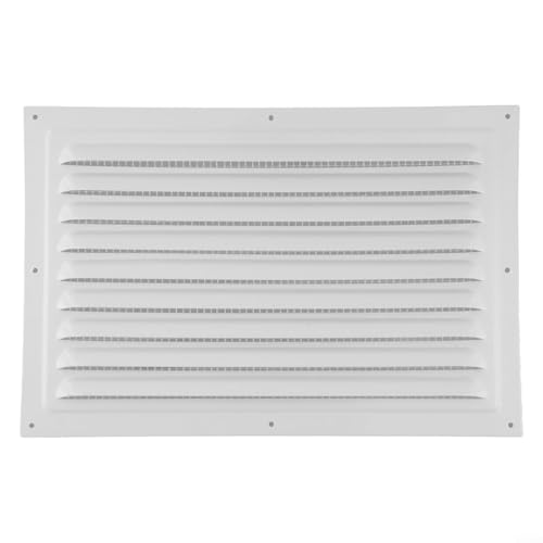 Jonikuper Quadratische Lüftungsgitter aus Metall, Aluminiumlegierung, Lüftungsgitter mit Schutzgitter, für Badezimmer, Küche, Wand, Decke, Belüftungssystem (200 x 300 mm) von Jonikuper
