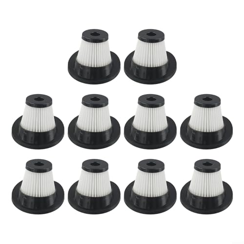 Jonikuper Waschbare Ersatzfilter für VacLife VL188 VL189 schnurlose Staubsauger, hocheffiziente Allergenfiltration, wiederverwendbare Filter, 10 Stück von Jonikuper