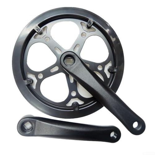 Kurbelgarnitur für Vierkantloch-Fahrräder, 170 mm Länge mit 48T 40T 52T Kettenblatt Kompatibilität (52T) von Jonikuper