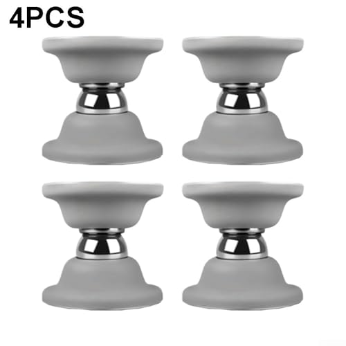 Magnetischer Türstopper mit Wandhalter, nicht stanzendes Design für zuverlässige Türunterstützung im Badezimmer (4 Stück) von Jonikuper