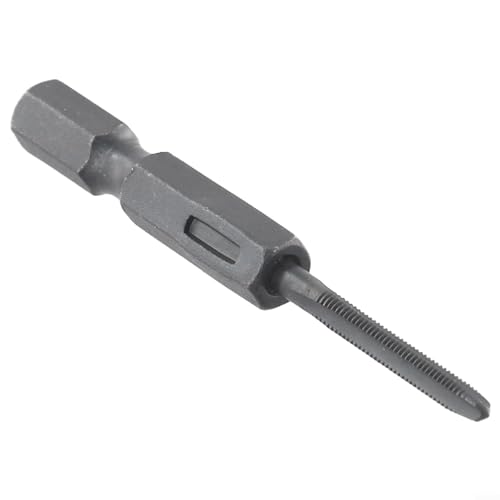 Metrischer Gewindebohrer, Sechskantschaft, HSS mit geraden Rillen für verbesserte Spanreinigung, geeignet für Holz, Kunststoff, Aluminium und Legierungsmaterialien (3 mm) von Jonikuper