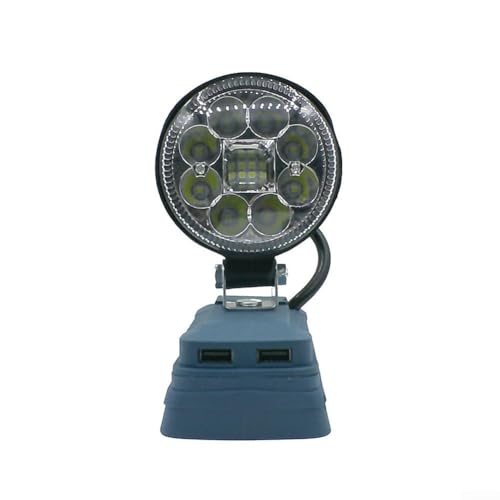 Multifunktionale elektrische Taschenlampe und Arbeitslampe, 3-in-1-Powerbank, kompatibel mit Bosch Li-Ionen-Akku (A) von Jonikuper