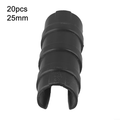Pflanzenclips für Gewächshaus, robuste Rohrrahmenklemme für Folienbefestigung, Schwarz, 25 mm, 20 Stück Pflanzenclips für Gewächshaus, robuste Rohrrahmenklemme für Folienbefestigung, Schwarz, 25 mm, 20 Stück von Jonikuper