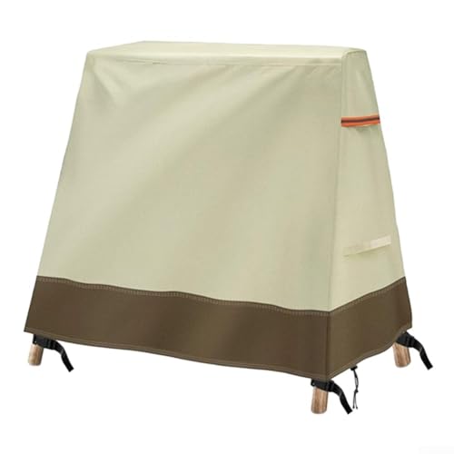 Premium A Frame Swing Cover 420D Oxford Fabric for Ultimate Outdoor Durability (Beige) von Jonikuper