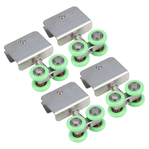 Schiebetürrollen-Set für Glas, Dusche und Fenster mit Konstruktion (4 Stück) von Jonikuper