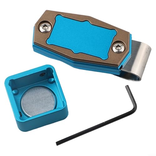 Smart Design Kreidehalter aus Aluminiumlegierung mit Magnet und Clip für Poolspieler (lila) von Jonikuper