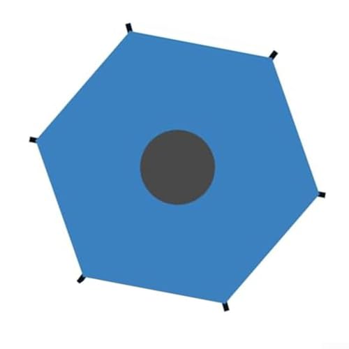 Sonnenschutz Schattenabdeckung mit Anti-Beschichtung für 1,8 m 4,3 m Baldachin tragbar und (3,6 m-6 Stangen) von Jonikuper