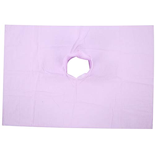 Jonlaki Massage Table Deckschutzschutz, 70 X 100 Cmcotton Massage Tabelle Abdeckung Massage Tabelle Abdeckung mit Gesichtsloch Schönheitssalon Massage Bettlaken (schneeblau) von Jonlaki