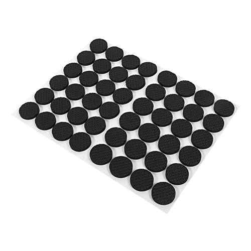 Jonlaki Möbelpolster, 48pcs Schwarze Filzpolster Möbel Filzpolster Stuhl Legbodenschutz Zum Schutz des Holzbodens, Schreibtischoberfläche Jonlaki Möbelpolster, 48pcs Schwarze Filzpolster Möbel Filzpolster Stuhl Legbodenschutz Zum Schutz des Holzbodens, Schreibtischoberfläche von Jonlaki
