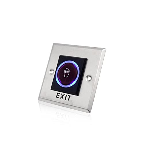 Jonlaki Tür Infrarot Sensor Touch Switch Gate Access Control System 12V (86 * 86 mm K2-1 Keine Berührung) von Jonlaki