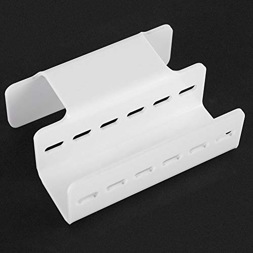 Jonlaki Wimpernerweiterung Pinzetten Halter Rack Organizer für Beauty Tisch Weiß Schwarz (WHITE) von Jonlaki