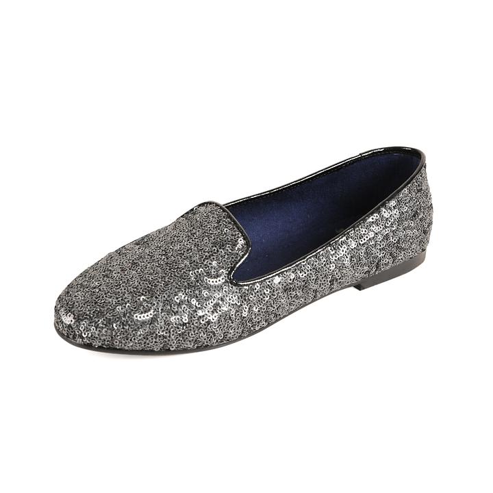 Loafer 'Montreal' silber Gr. 37 von Jonny`s