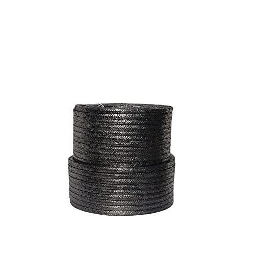 Jonoisax Geflochtene Packung Aus Expandiertem Flexiblem Graphit. Flexible Komprimierte Packung Mit Graphitumflechtung Für Pumpenventile Oder Gleitringdichtungen.,6X6*10m von Jonoisax