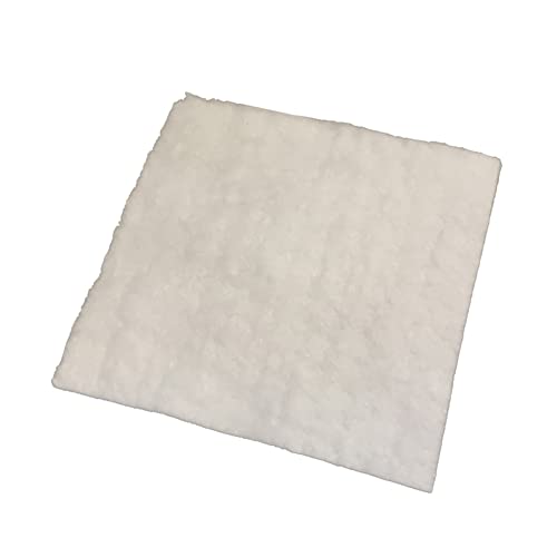 Jonoisax Keramikfaser-Isolierung Piecel, 2300F feuerfeste Isolierdecke für Pizzaofen Forges Gießerei-Ofen-Wand- und Spülmaschinen-Isolierung,500 * 300 * 20mm von Jonoisax