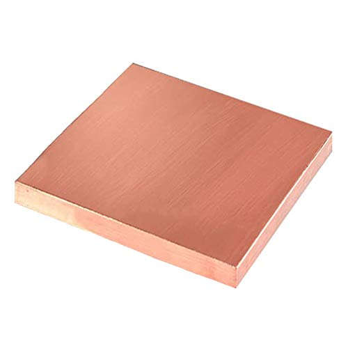 Jonoisax Reines Kupfer-Blech 99,9% Reiner Kupferblock T2 Kupfer-Flache Stangenbreite 20mm / 0.8inch Dicke 20mm Länge,150mm von Jonoisax