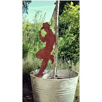 Coole Cowboys Aus Edelrost Bringen Etwas "Wild West' Atmosphäre in Den Garten, Auf Balkon Oder Ins Büro von JonoliShop