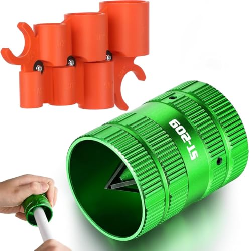 Jooehyer 1/4 "Bis 1-5/8" Metallrohr-Reibahnen für Kupfer/PVC-Rohr und 1/4 "Bis 1" Tiefenanzeige, Entladungstool Plumbingtools Kit Jooehyer 1/4 "Bis 1-5/8" Metallrohr-Reibahnen für Kupfer/PVC-Rohr und 1/4 "Bis 1" Tiefenanzeige, Entladungstool Plumbingtools Kit von Jooehyer