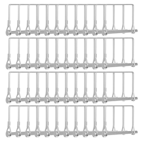 Jooehyer 1/4 Quadratkuppler Pin 40 Stk Kohlenstoffstahl Anhängerkupplung Drahtdraht Wellenverriegelungsstift für Farm Jooehyer 1/4 Quadratkuppler Pin 40 Stk Kohlenstoffstahl Anhängerkupplung Drahtdraht Wellenverriegelungsstift für Farm von Jooehyer