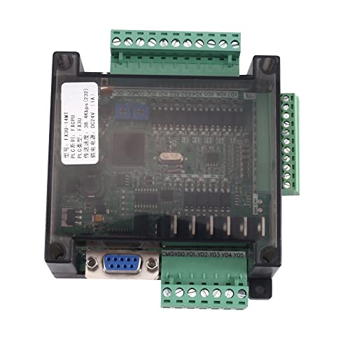 Jooehyer 1 PCS FX3U-14MT Kompatibel mit FX1N 2N SPS Industrial Fx3U Data Register 8 In 6 Out Analog 6AD 2DA Modbus 485 (A) von Jooehyer