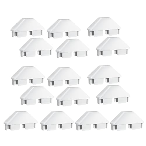 Jooehyer 16er-Pack Weiße Vinyl-Lattenzaunkappen, 7/8 X 3, Vinyl-Lattenzaunkappen, Vinyl-Zaunteile für Gartenzäune im Freien Jooehyer 16er-Pack Weiße Vinyl-Lattenzaunkappen, 7/8 X 3, Vinyl-Lattenzaunkappen, Vinyl-Zaunteile für Gartenzäune im Freien von Jooehyer