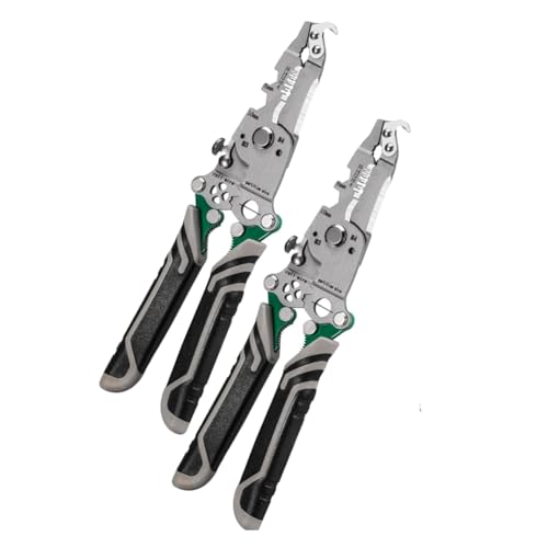 Jooehyer 18-in-1-Abisolierzange, Faltbar, Multifunktionale, Faltbare Abisolierzange, Professionelles Elektrikerwerkzeug, Abisolierzange von Jooehyer