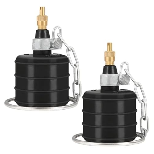 Jooehyer 2 Stück 2-Testkugel-Rohrstopfen, Rohrdruckprüfstopfen, für Abwasserabläufe, Badezimmer-Lecksuche, Maximaler Aufpumpdruck 40 PSI von Jooehyer