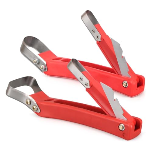 Jooehyer 2 Stück Rindenentfernungswerkzeug, Rindenschäler - Rindenschaber für Terrasse, Rasen und - zum Pfropfen, Ringeln und für die Holzbearbeitung von Jooehyer