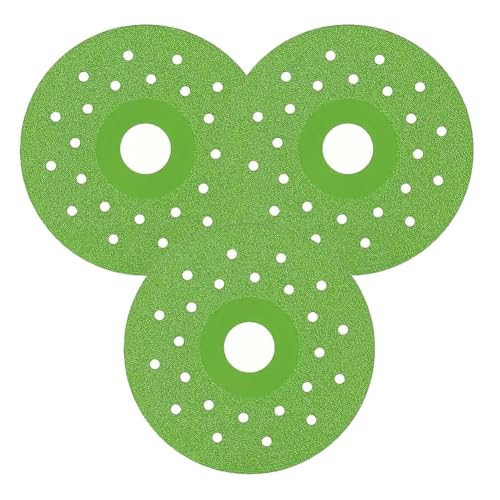 Jooehyer 3-Teiliges Diamant-Fase-Sägeblatt zum Schneiden und Schleifen Von Fliesen und Marmor, 4-Glastrennscheibe 1 mm, für Winkelschleifer von Jooehyer