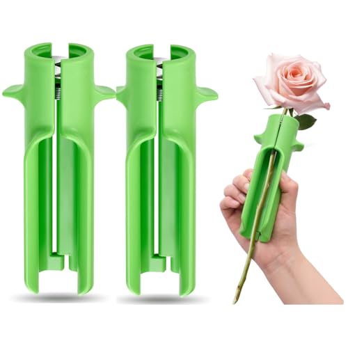 Jooehyer 3-Teiliges Rosendornen-Entferner-Werkzeug, Dornenentferner für, Blatt-Entferner-Werkzeug, Blumenreiniger- zum Entfernen Von Blättern von Jooehyer