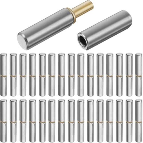 Jooehyer 30-Pack-Scharnier mit 2-1/2 "X 3/8" Geschweißtem Scharnierscharnier mit Schwerem Kohlenstoffstahl Abnehmbarer Türzubehör für Schwung Türanhänger A von Jooehyer