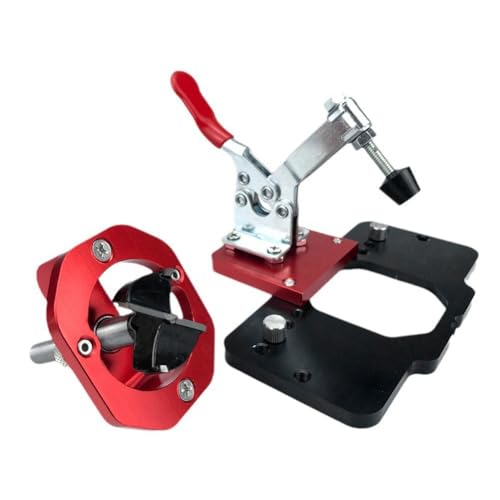 Jooehyer 35 mm Verdeckte Türscharnierklemme, Präzise Verriegelbare Schrankscharnierklemme, Taschenlochklemme, Verstellbar, Schnellstanzer für Schränke von Jooehyer