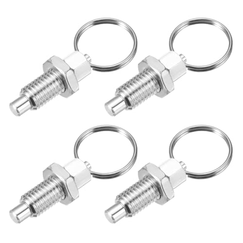 Jooehyer 4 PCs Handbuch Federkolben mit Pull-Ring-M10x1.5 Einsenkbare Indizierkörper für die Industriebaugruppe Jooehyer 4 PCs Handbuch Federkolben mit Pull-Ring-M10x1.5 Einsenkbare Indizierkörper für die Industriebaugruppe von Jooehyer