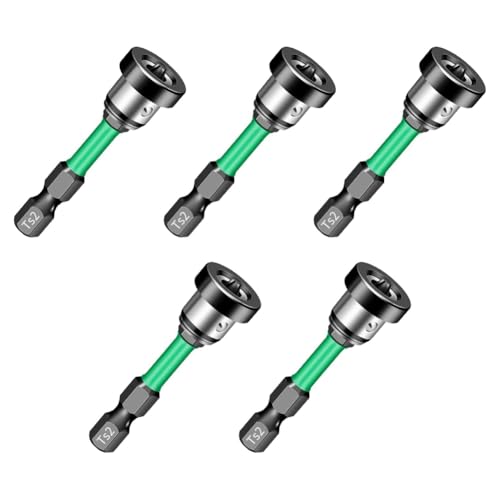 Jooehyer 5 Stück PH2 Trockenbau-Schraubensetzer, Positionierungsschraubendreher-Bits für Gipskartonplatten, Ortung Von Batch-Kopf für Holzarbeiten Jooehyer 5 Stück PH2 Trockenbau-Schraubensetzer, Positionierungsschraubendreher-Bits für Gipskartonplatten, Ortung Von Batch-Kopf für Holzarbeiten von Jooehyer