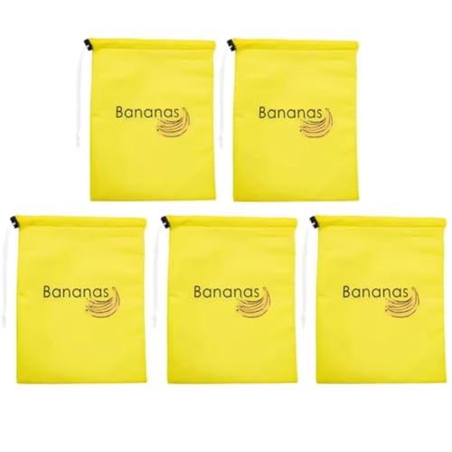 Jooehyer 5pcs Draw String Banane Frischbewahrungsbeutel Isoliert Gelbes Obst Gemüsekonservierung Taschenbündelbeutel Jooehyer 5pcs Draw String Banane Frischbewahrungsbeutel Isoliert Gelbes Obst Gemüsekonservierung Taschenbündelbeutel von Jooehyer
