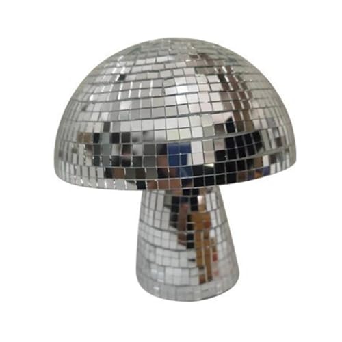 Jooehyer 6-Pilzform, Disco-, Schlafzimmerdekoration, Ästhetisch, Retro, Reflektierend, Glitzernd, Party, Heimdekoration von Jooehyer