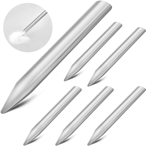 Jooehyer 6 Stk. 6 Labor Gebogene Metallperlenlöffel zum Schöpfen, Übertragen und Mischen Von Pasten, Klassenzimmertools A Jooehyer 6 Stk. 6 Labor Gebogene Metallperlenlöffel zum Schöpfen, Übertragen und Mischen Von Pasten, Klassenzimmertools A von Jooehyer