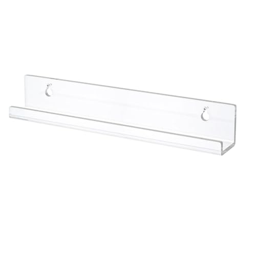 Jooehyer 8 12-Acryl-Schallplattenständer, Durchsichtiger, An der Wand Montierter Schallplattenhalter, Regal für LP-Schallplattenalbum Stora von Jooehyer